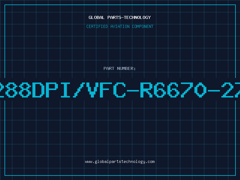 Aviation Part 288DPI/VFC-R6670-27