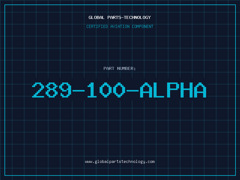 Aviation Part 289-100-ALPHA