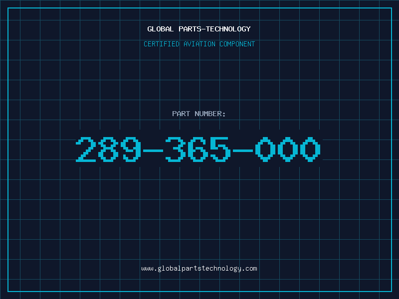 Aviation Part 289-365-000