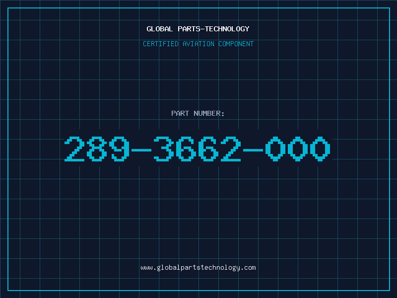 Aviation Part 289-3662-000