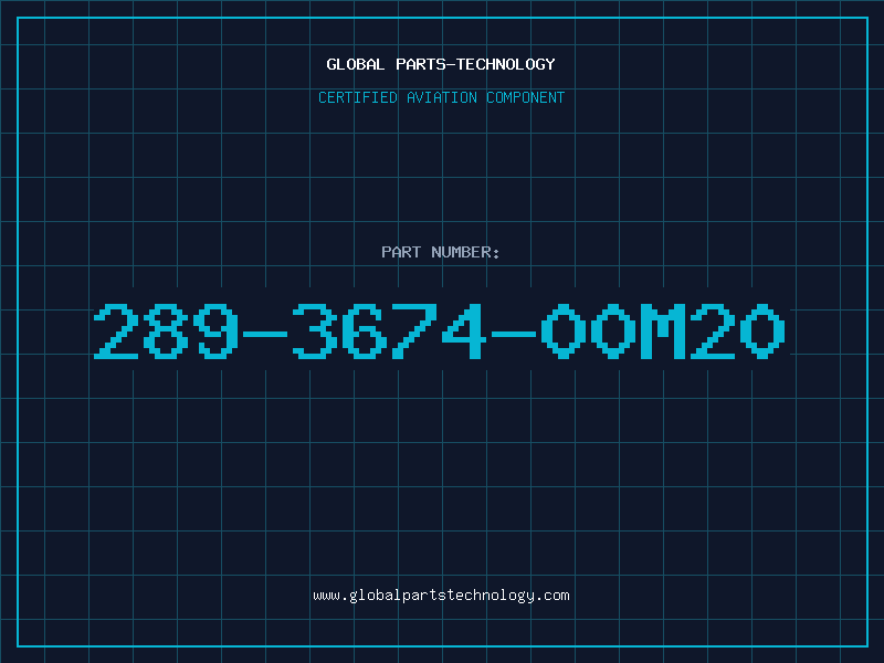 Aviation Part 289-3674-00M20