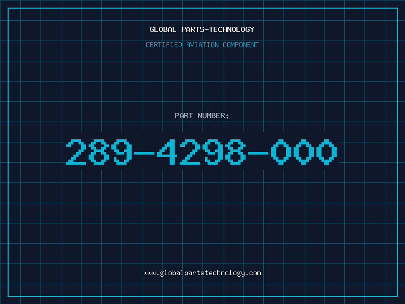 Aviation Part 289-4298-000