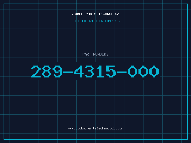 Aviation Part 289-4315-000