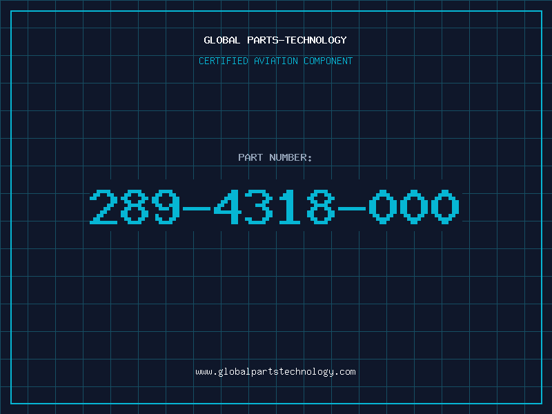 Aviation Part 289-4318-000