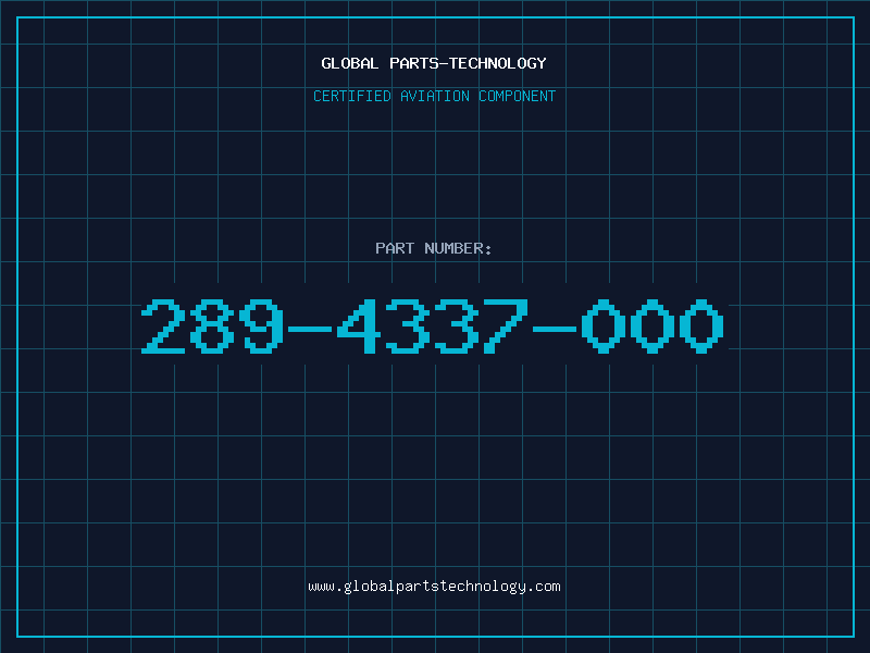 Aviation Part 289-4337-000