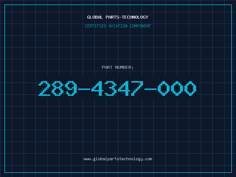 Aviation Part 289-4347-000