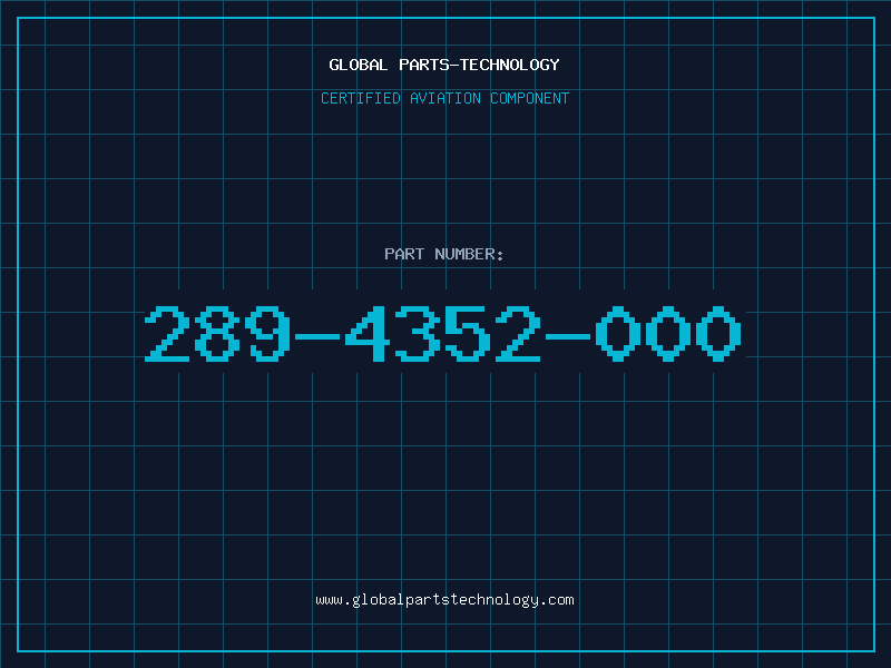 Aviation Part 289-4352-000