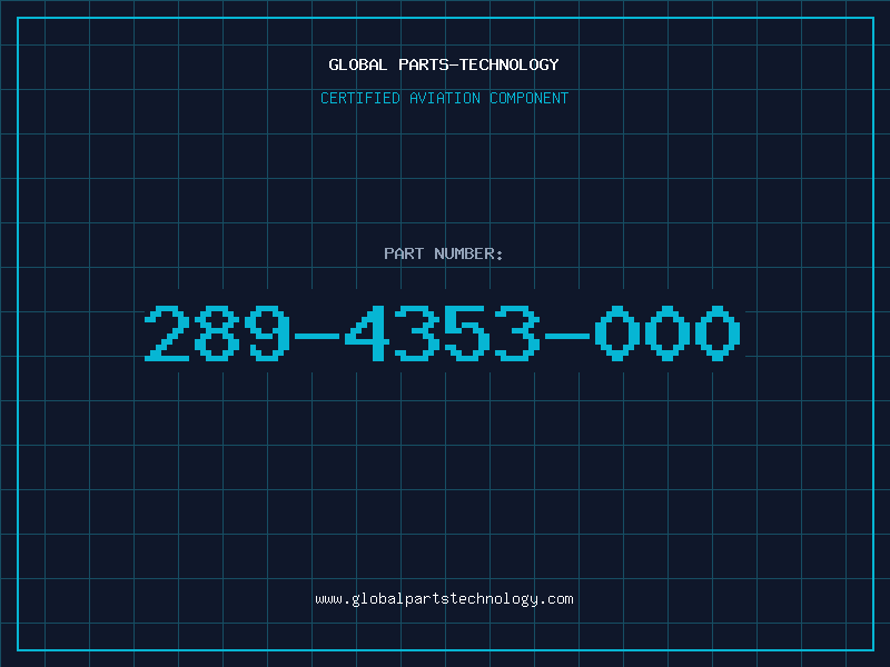 Aviation Part 289-4353-000
