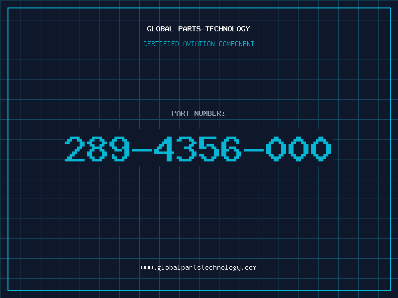 Aviation Part 289-4356-000