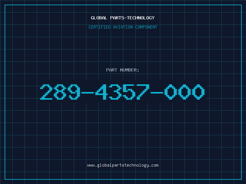 Aviation Part 289-4357-000
