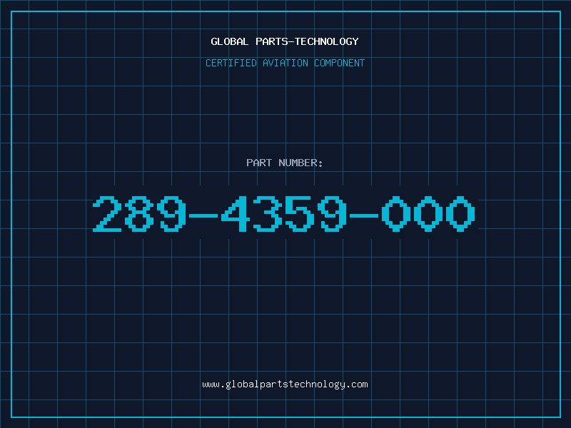 Aviation Part 289-4359-000