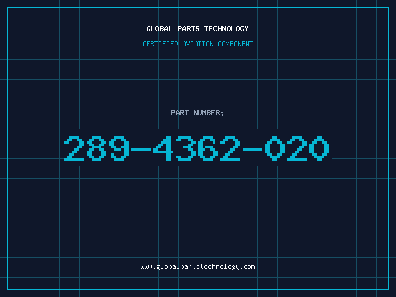 Aviation Part 289-4362-020