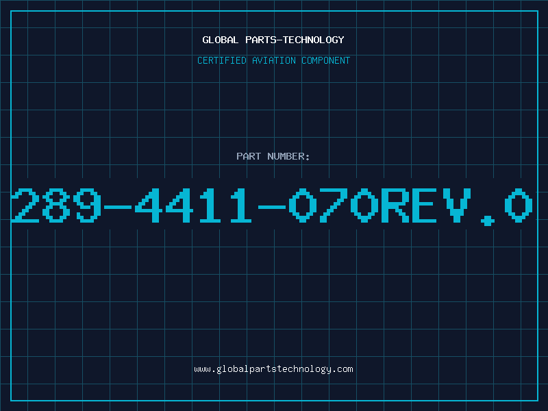 Aviation Part 289-4411-070REV.0