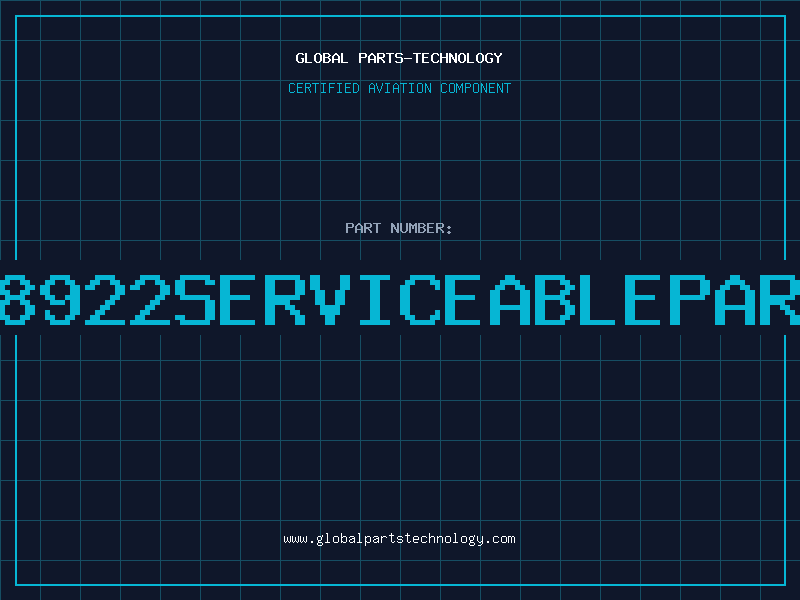 Aviation Part 28922serviceablepart