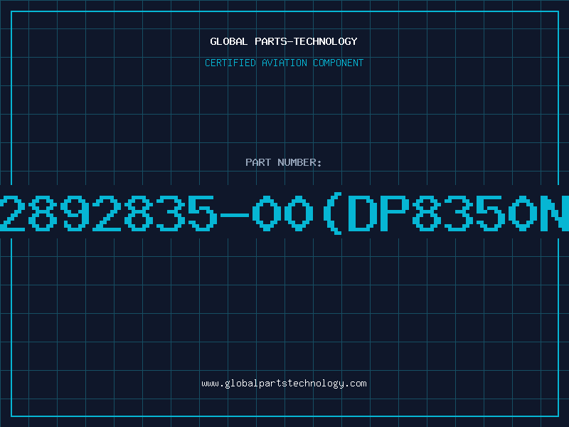 Aviation Part 2892835-00(DP8350N