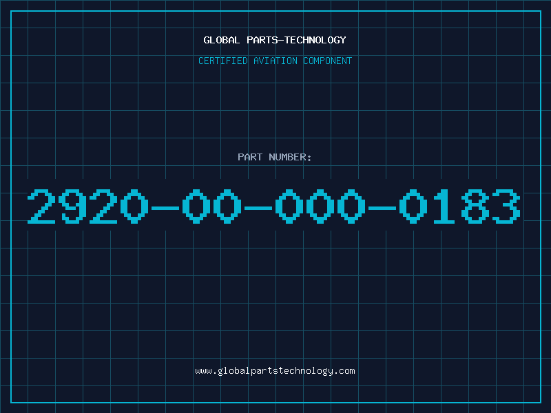 Aviation Part 2920-00-000-0183
