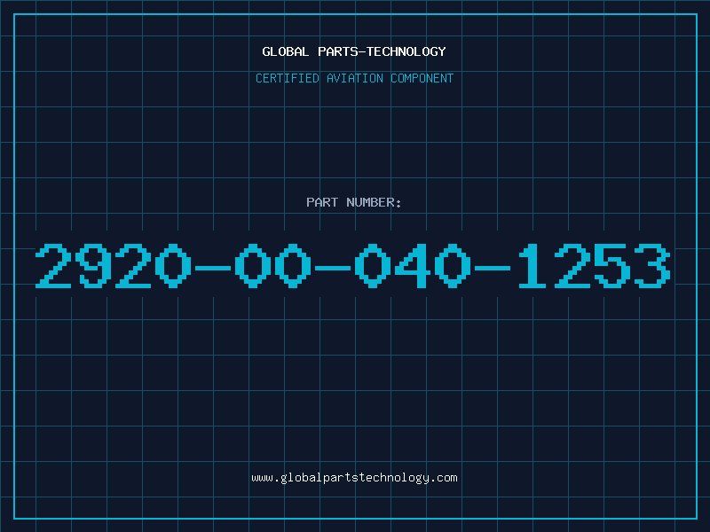 Aviation Part 2920-00-040-1253