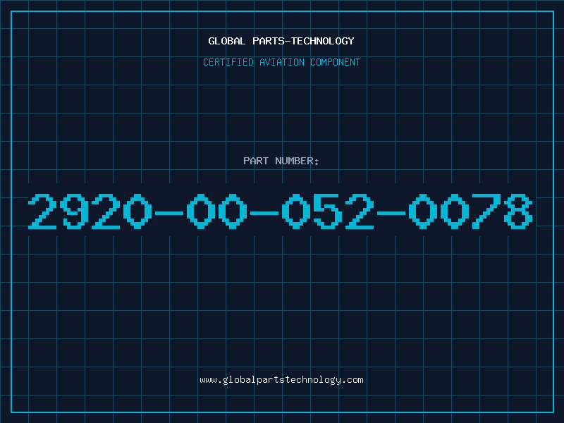 Aviation Part 2920-00-052-0078