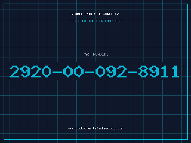 Aviation Part 2920-00-092-8911