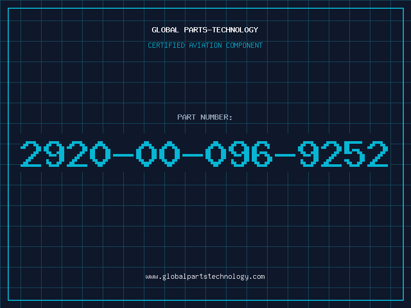 Aviation Part 2920-00-096-9252