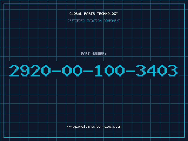 Aviation Part 2920-00-100-3403