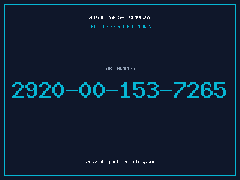 Aviation Part 2920-00-153-7265
