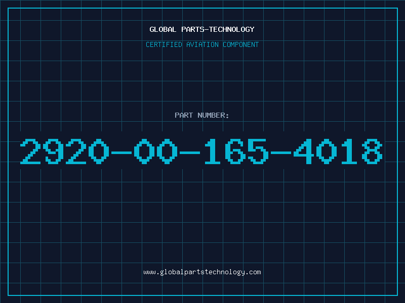 Aviation Part 2920-00-165-4018