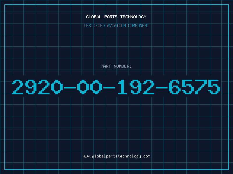 Aviation Part 2920-00-192-6575