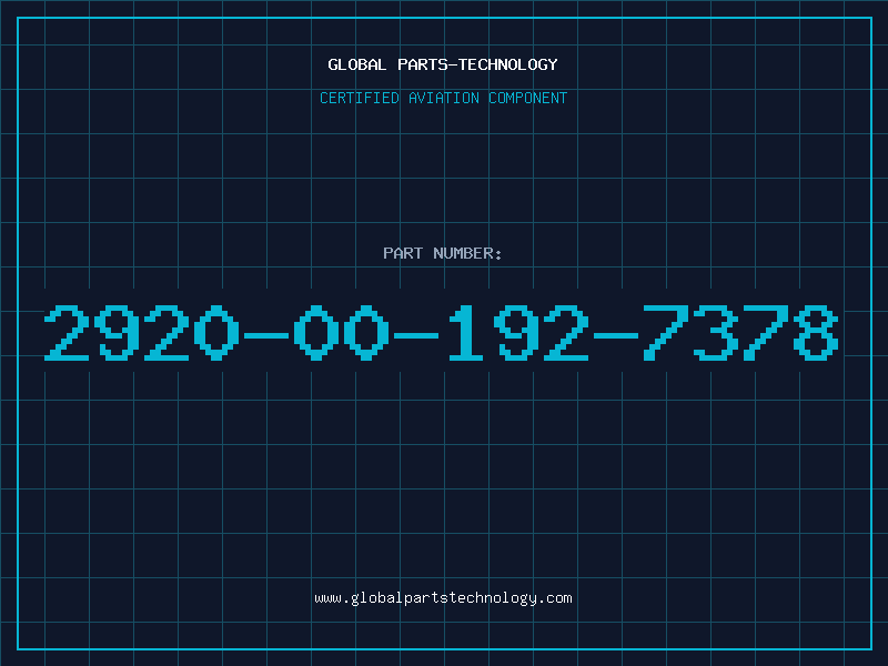 Aviation Part 2920-00-192-7378