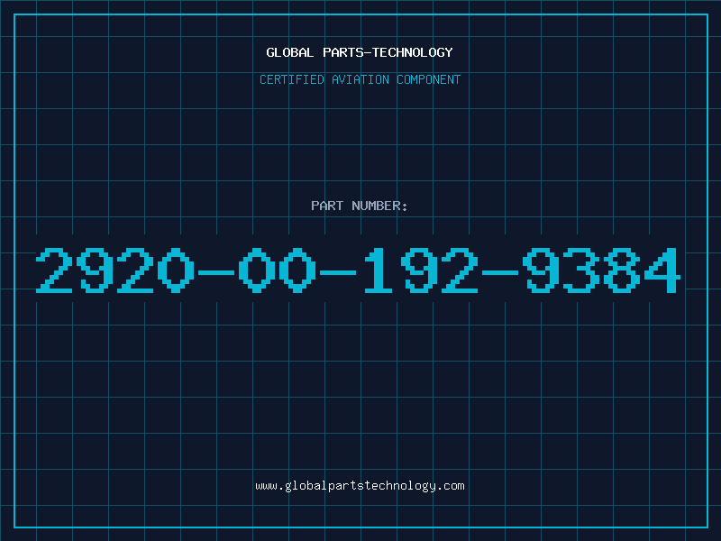 Aviation Part 2920-00-192-9384