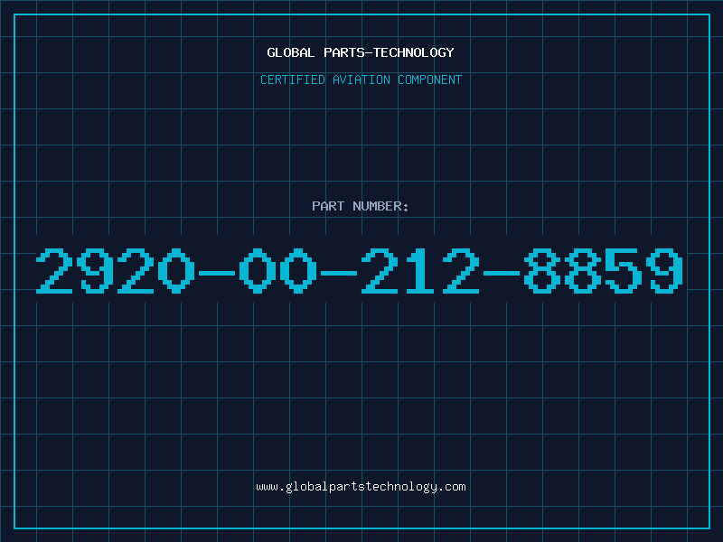 Aviation Part 2920-00-212-8859