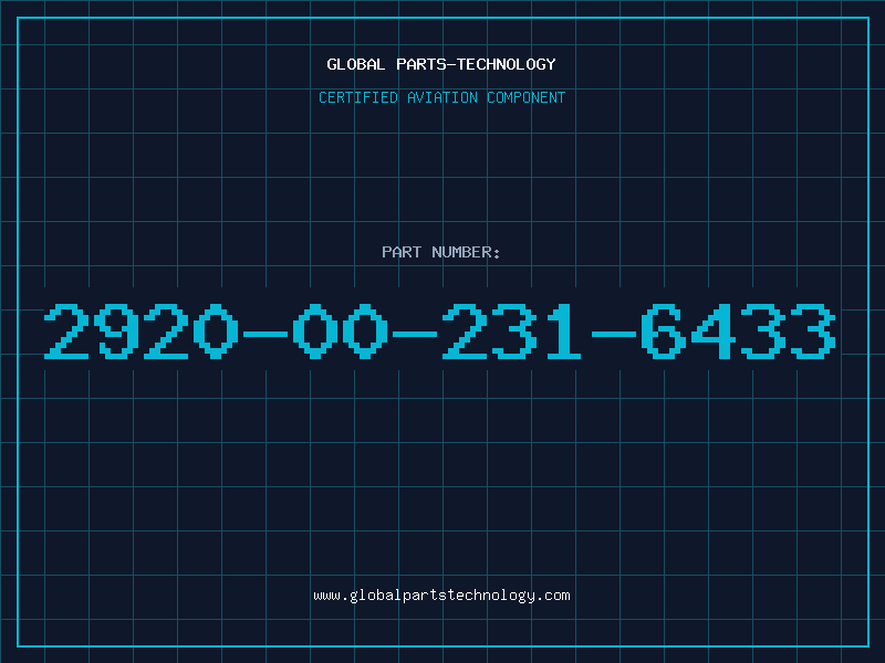 Aviation Part 2920-00-231-6433