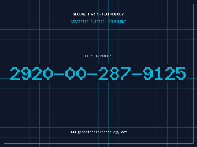 Aviation Part 2920-00-287-9125