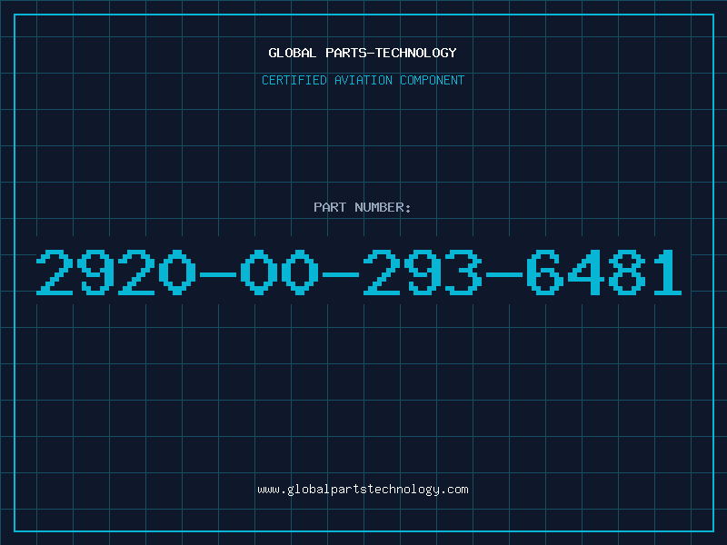 Aviation Part 2920-00-293-6481