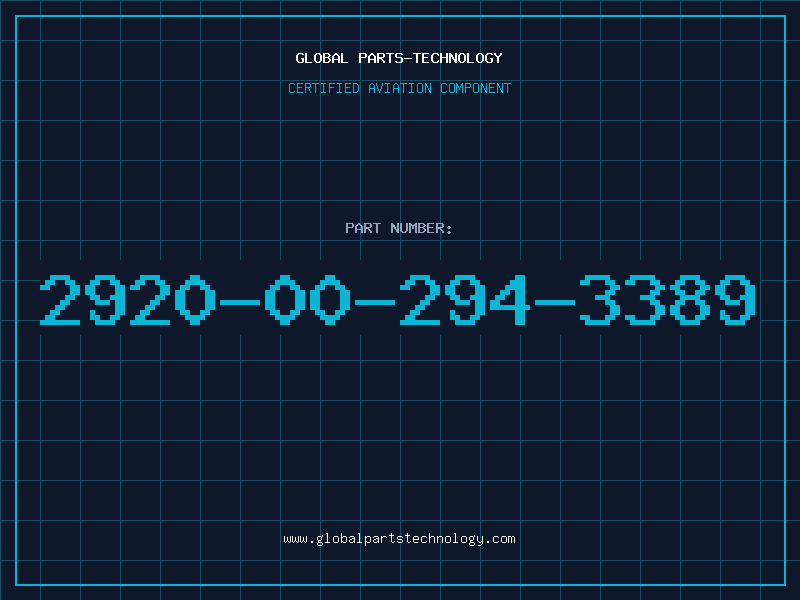 Aviation Part 2920-00-294-3389