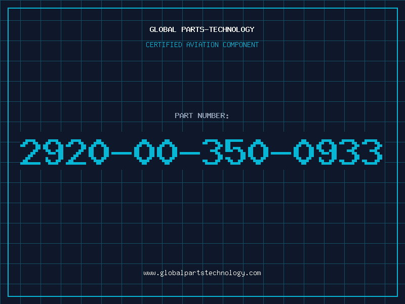 Aviation Part 2920-00-350-0933