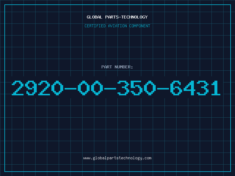 Aviation Part 2920-00-350-6431
