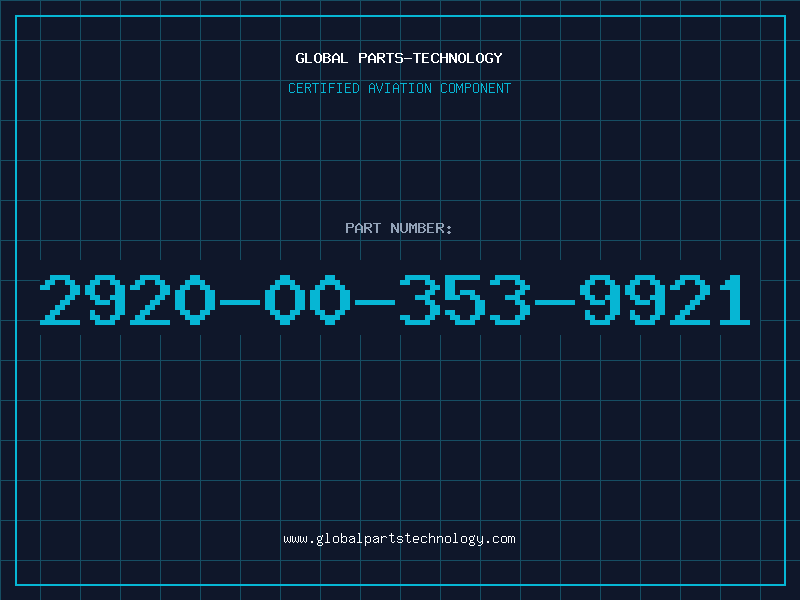 Aviation Part 2920-00-353-9921