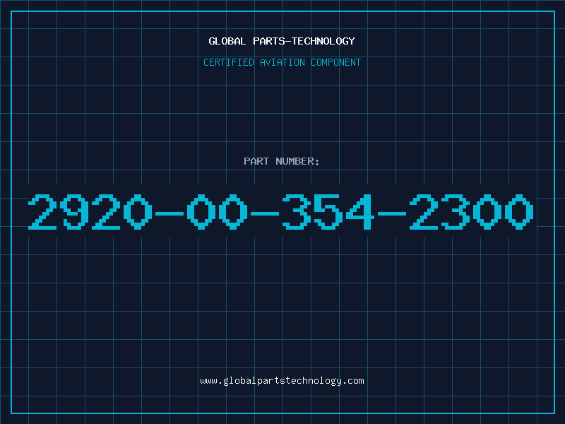 Aviation Part 2920-00-354-2300