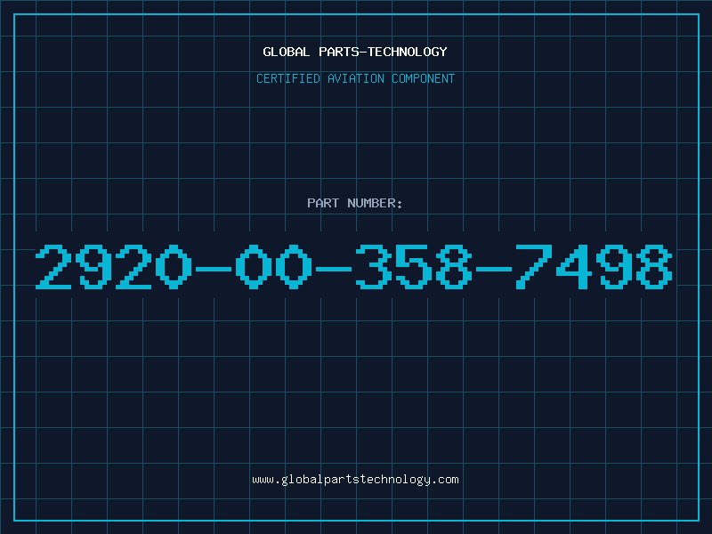 Aviation Part 2920-00-358-7498