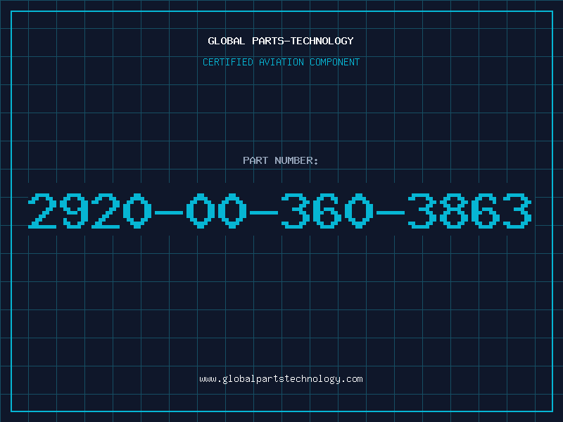 Aviation Part 2920-00-360-3863