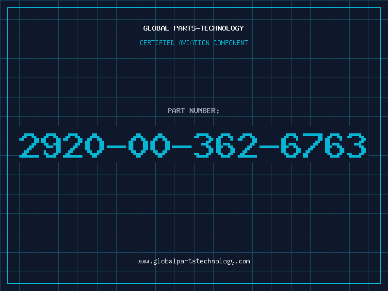 Aviation Part 2920-00-362-6763