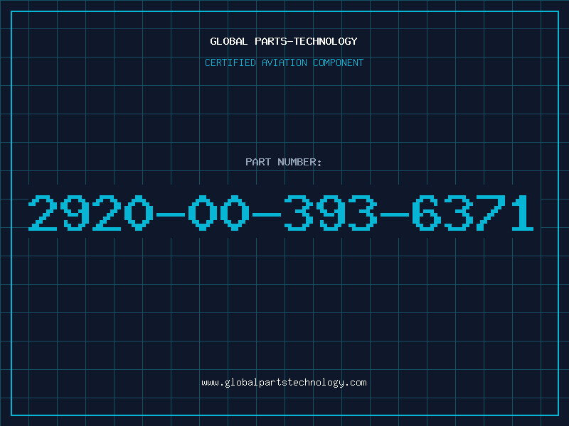 Aviation Part 2920-00-393-6371