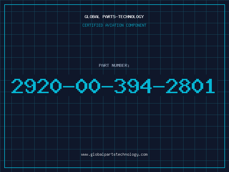 Aviation Part 2920-00-394-2801