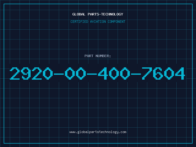Aviation Part 2920-00-400-7604