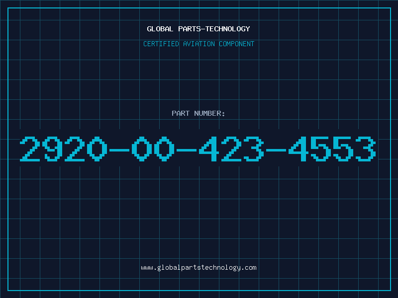 Aviation Part 2920-00-423-4553