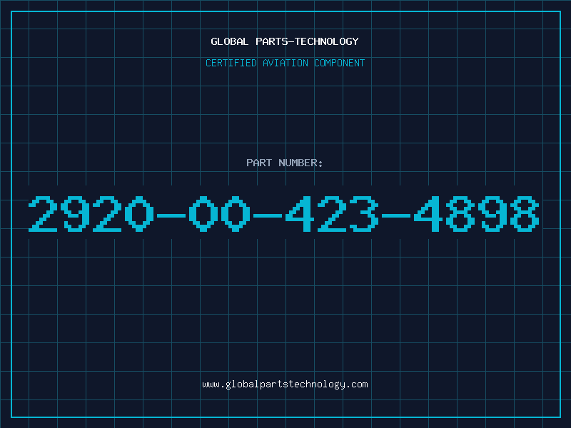 Aviation Part 2920-00-423-4898