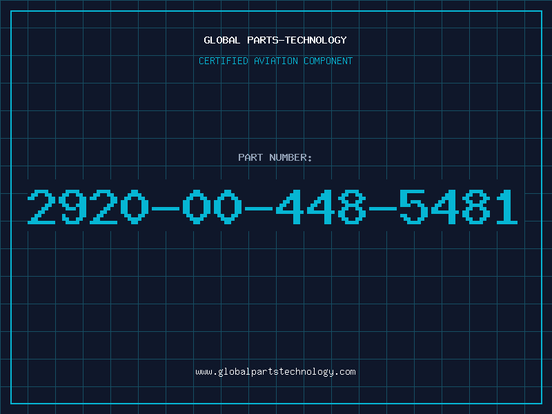 Aviation Part 2920-00-448-5481