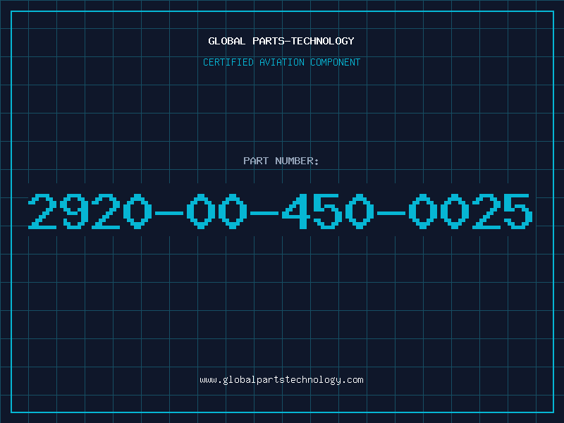 Aviation Part 2920-00-450-0025