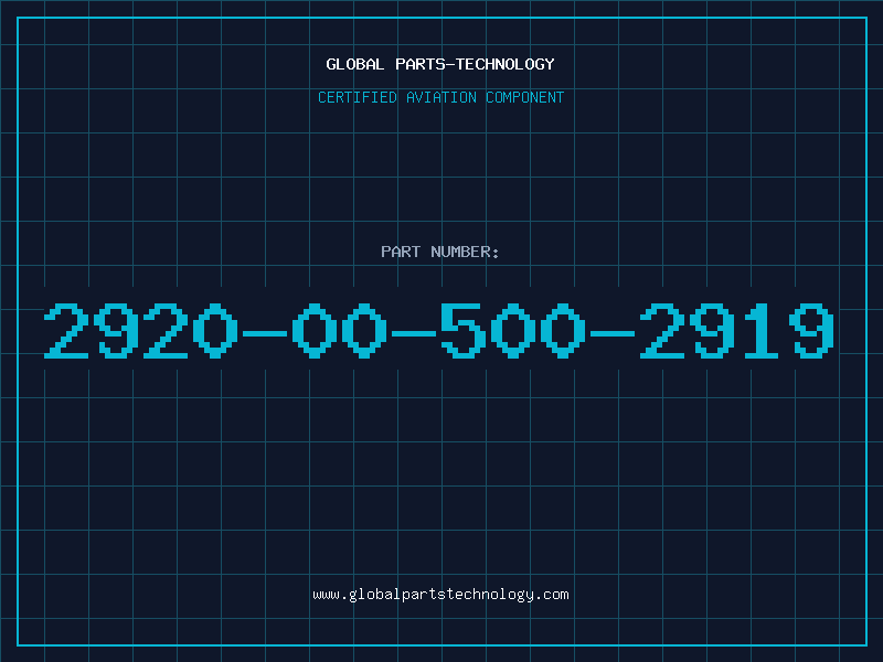 Aviation Part 2920-00-500-2919